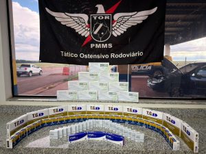 TOR DO BPMRv APREENDE CARGA DE MEDICAMENTOS PARA EMAGRECIMENTO AVALIADA EM R$ 134 MIL NA MS-162